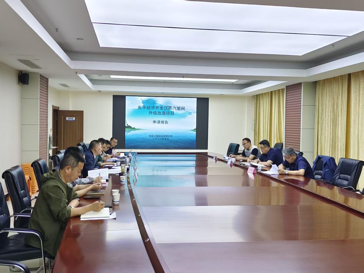 山东荣翔工程咨询有限公司组织召开《东平经济开发区蒸汽管网升级改造项目申请报告》专家论证会